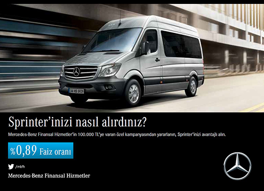 Sprinter’inizi nasıl alırdınız?